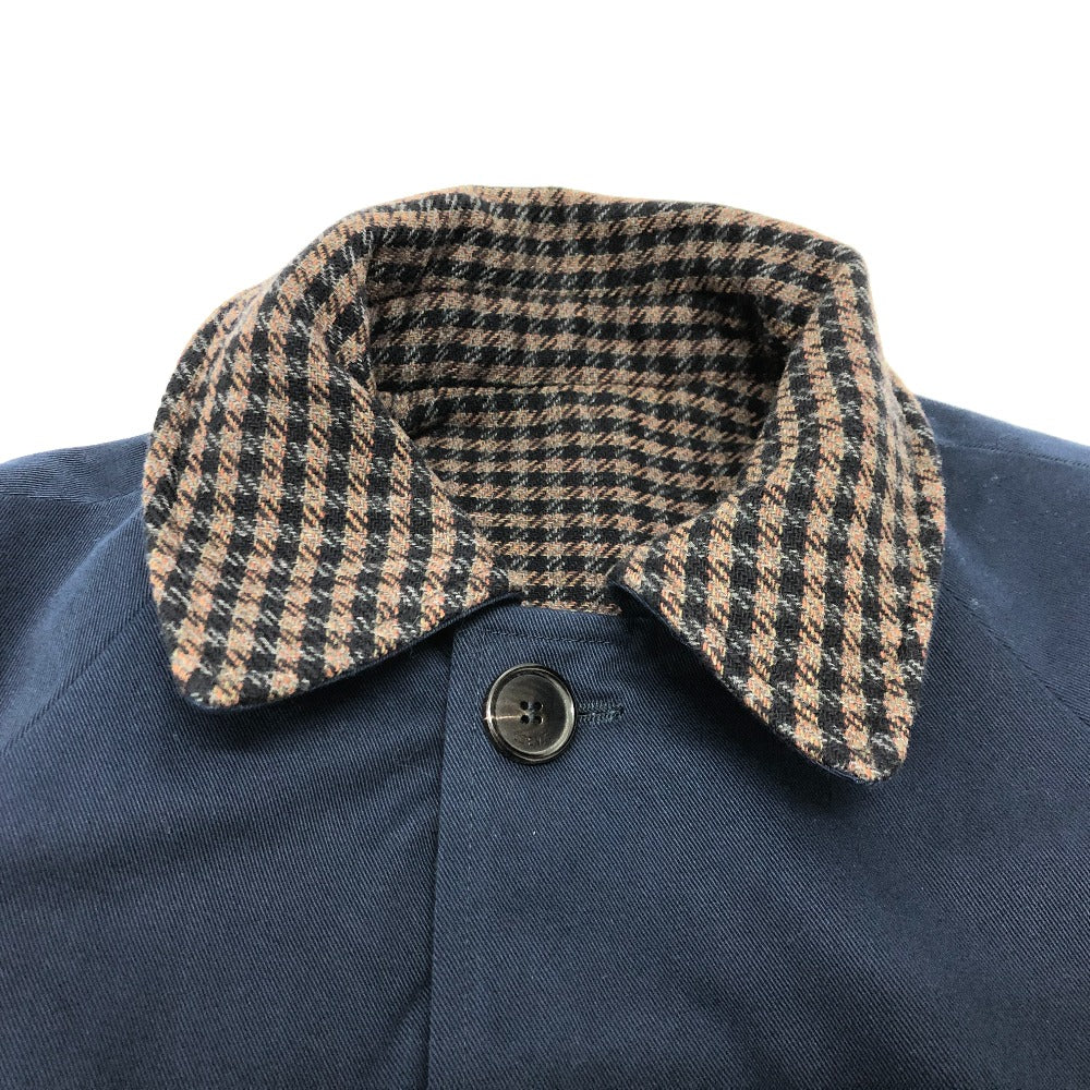 LOEWE H526Y01W37 リバーシブル チェック柄 コート アウター  ロングコート ウール メンズ ブラウン - brandshop-reference