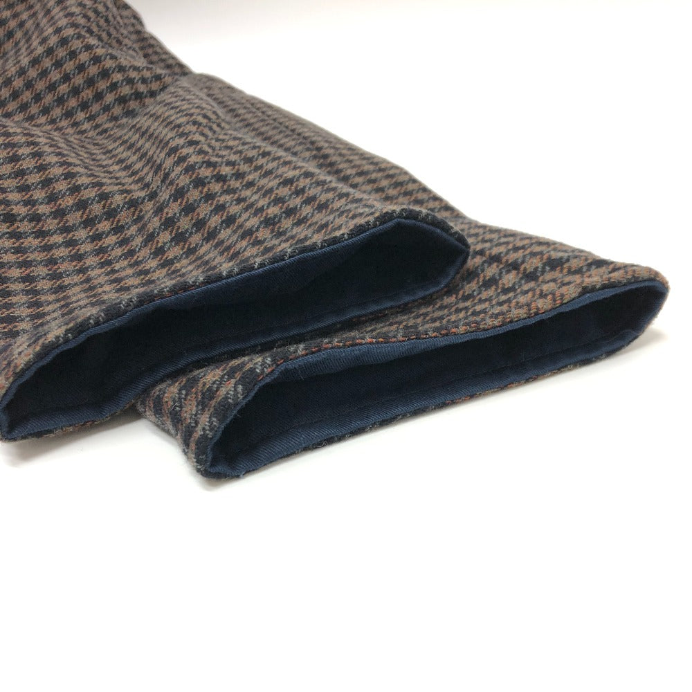 LOEWE H526Y01W37 リバーシブル チェック柄 コート アウター  ロングコート ウール メンズ ブラウン - brandshop-reference