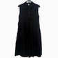 LOEWE S359Y09XG5 トラペーズ ショートドレス アパレル ノースリーブ ひざ丈 ポケット付き ワンピース レーヨン レディース ブラック