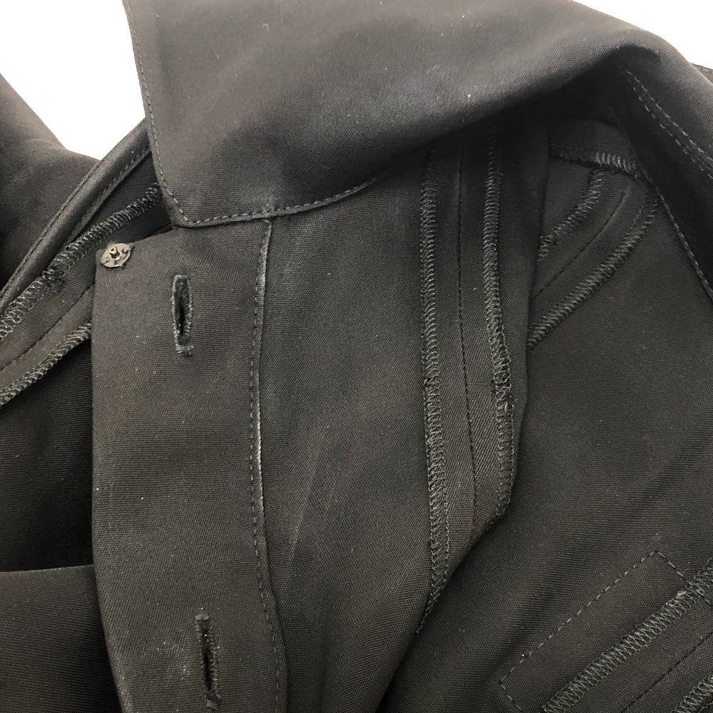 LOEWE S359Y09XG5 トラペーズ ショートドレス アパレル ノースリーブ ひざ丈 ポケット付き ワンピース レーヨン レディース ブラック