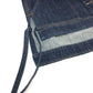 LOEWE S359Y50X77 Workwear Denim Jacket Apparel Logo Leather Pocket Jacket Cotton Denim Women's Blue
