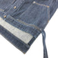 LOEWE S359Y50X77 Workwear Denim Jacket Apparel Logo Leather Pocket Jacket Cotton Denim Women's Blue
