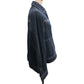 LOEWE S359Y50X77 Workwear Denim Jacket Apparel Logo Leather Pocket Jacket Cotton Denim Women's Blue