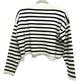 LOEWE S359Y14KF4 Anagram Border Short Length Apparel Sweater Wool Women's White