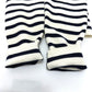 LOEWE S359Y14KF4 Anagram Border Short Length Apparel Sweater Wool Women's White