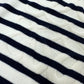 LOEWE S359Y14KF4 Anagram Border Short Length Apparel Sweater Wool Women's White