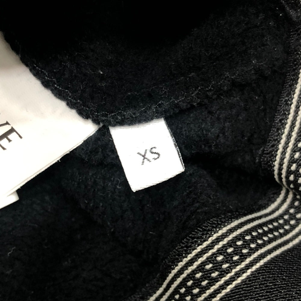 LOEWE S359Y25X45 プルオーバー アパレル トップス クロップド丈 ショート丈 フーディ パーカー コットン レディース ブラック