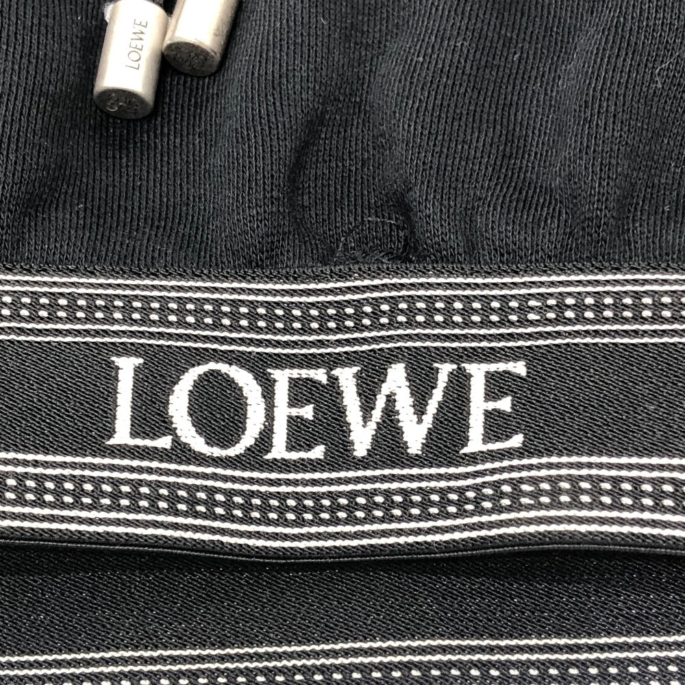 LOEWE S359Y25X45 プルオーバー アパレル トップス クロップド丈 ショート丈 フーディ パーカー コットン レディース ブラック