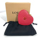 LOEWE アナグラムロゴ ハート 財布 小銭入れ コインケース レザー レディース レッド - brandshop-reference