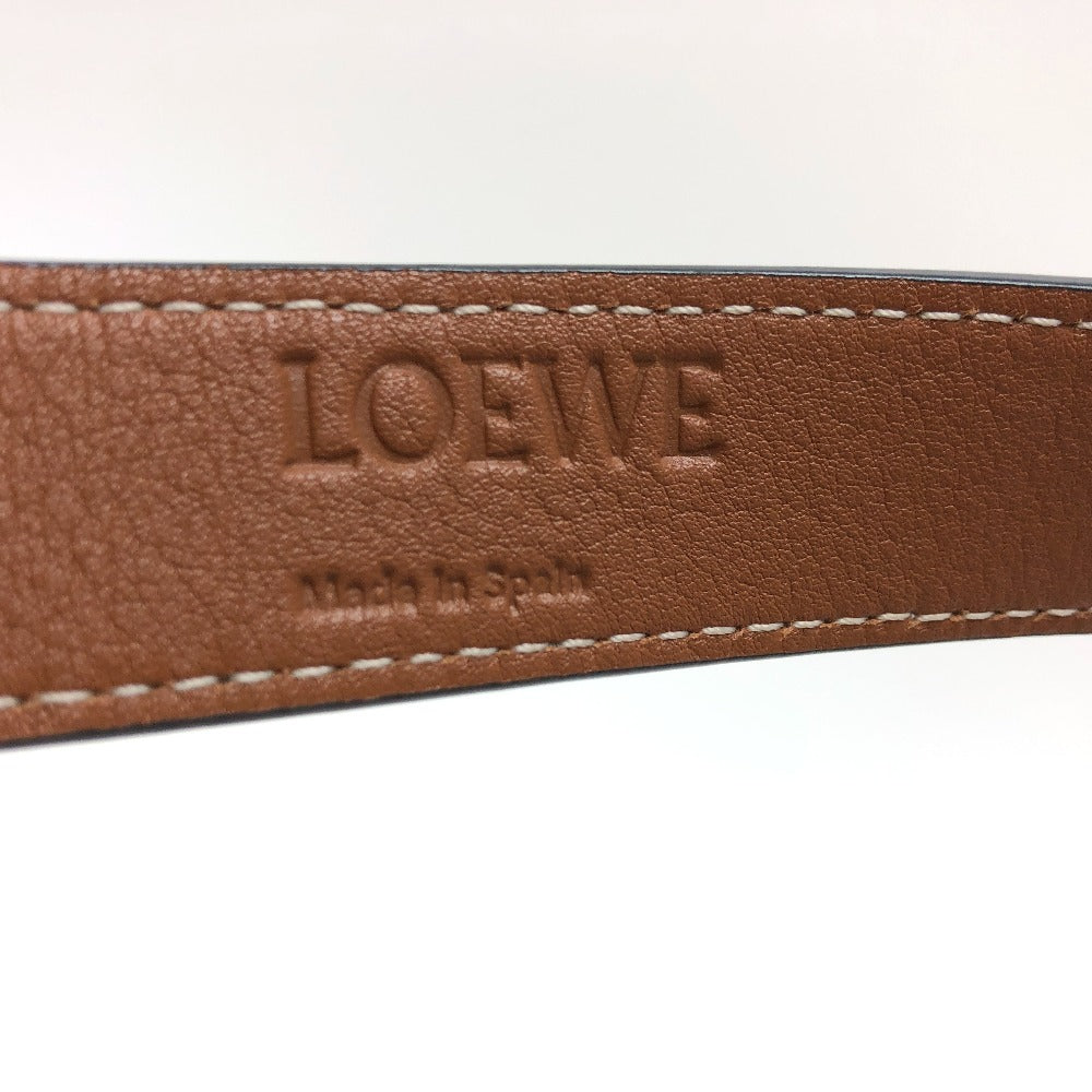 LOEWE 327.02.S93 アナグラム バスケットバック スモール ハンドバッグ ラフィア レディース