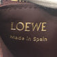 LOEWE Pebble Logo Card Case Fragment Case L-shaped Zipper Coin Case Leather Ladies Wine Red