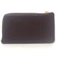 LOEWE Pebble Logo Card Case Fragment Case L-shaped Zipper Coin Case Leather Ladies Wine Red