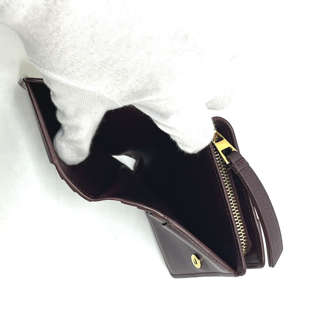 LOEWE C510Z41X01 パズル コンパクト ジップウォレット ミニ財布 二つ折り 財布 折りたたみ財布 2つ折り財布 レザー レディース マルチカラー