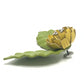 LOEWE 2026 Spring/Summer Flower Pin Brooch Accessories fashion accessories Brooch Leather Green/yellow Used