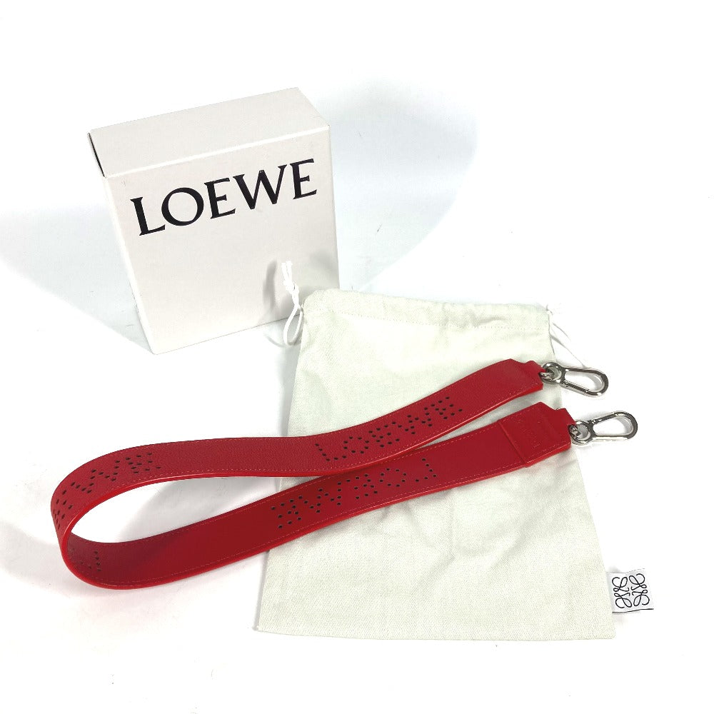 LOEWE パンチングロゴ ショルダーストラップ レザー レディース - brandshop-reference