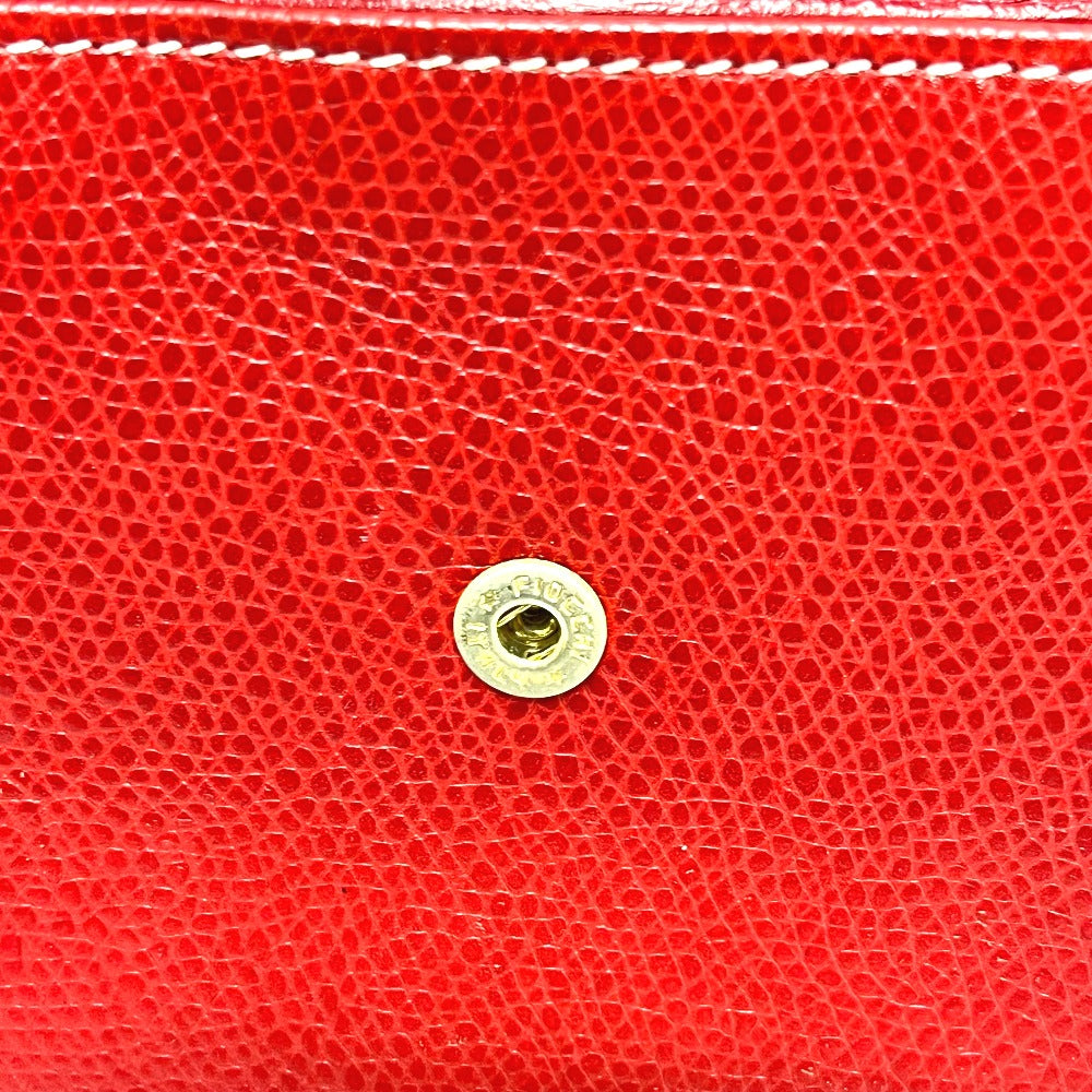 LOEWE アナグラム 財布 ウォレット コンパクトウォレット 2つ折り財布 レザー レディース レッド