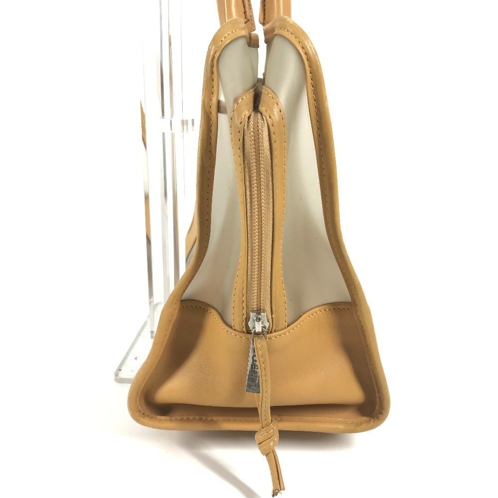 LOEWE 160周年限定 ミニボストンバッグ カバン アマソナ ロゴ ハンドバッグ ビニール/レザー レディース ベージュ - brandshop-reference