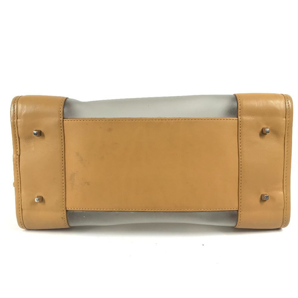 LOEWE 160周年限定 ミニボストンバッグ カバン アマソナ ロゴ ハンドバッグ ビニール/レザー レディース ベージュ - brandshop-reference