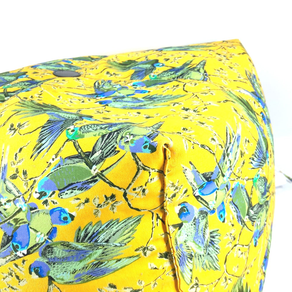 LOEWE Paula's Ibiza Bird Print Big Pillow, Not for Sale, Interior Decor, Novelty Cushion, Canvas, Unisex, Yellow