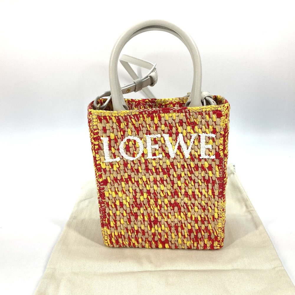 LOEWE カバン ショルダーーバッグ スタンダード A5 トートバッグ 2WAYバッグ トートバッグ ラフィア レディース - brandshop-reference