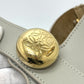 LOEWE Pebble Bucket Bag Mini Shoulder Bag Leather Women's Gray