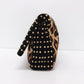 Emilio Pucci Leopard Print Clutch Bag with Studs, Black, Made of Porcelain