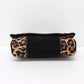Emilio Pucci Leopard Print Clutch Bag with Studs, Black, Made of Porcelain