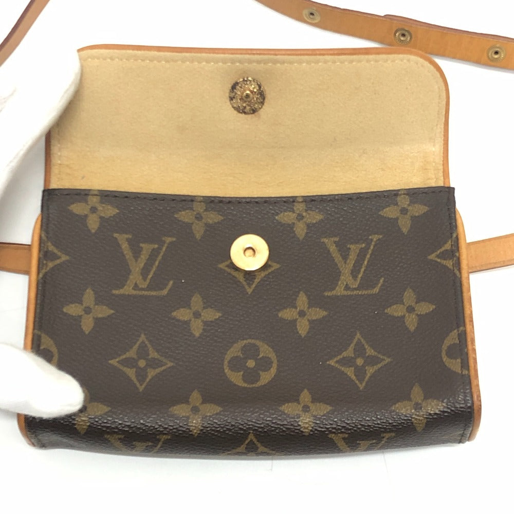LOUIS VUITTON M51855 ポシェット フロランティーヌ カバン ベルトバッグ ウエストバッグ モノグラムキャンバス レディース ブラウン