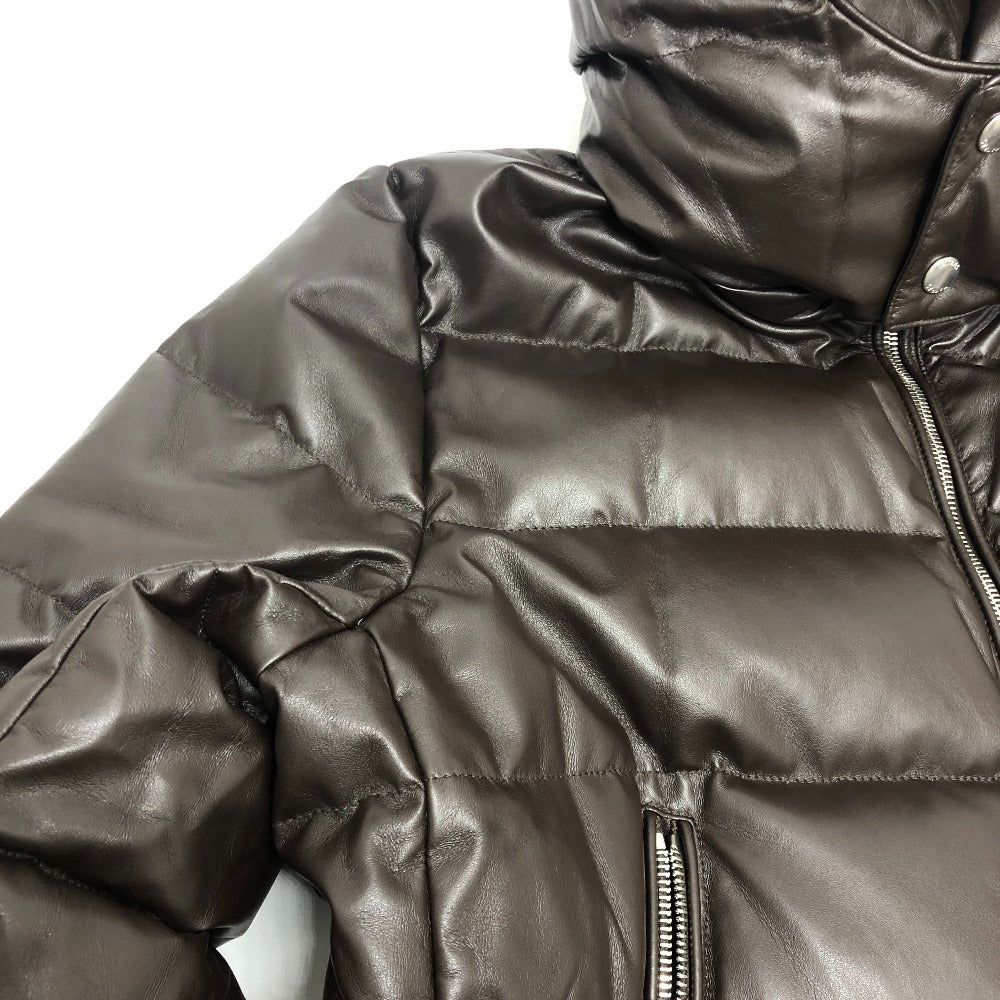 TATRAS MTSE22A4866 ヴィーガンレザー ダウンジャケット ジャケット フード付き ダウンジャケット ポリエステル メンズ ブラウン - brandshop-reference