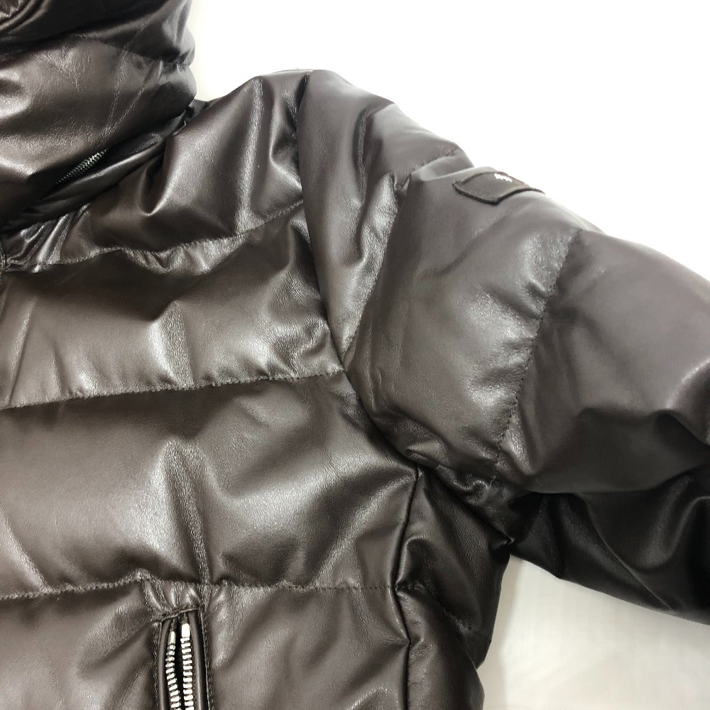 TATRAS MTSE22A4866 ヴィーガンレザー ダウンジャケット ジャケット フード付き ダウンジャケット ポリエステル メンズ ブラウン - brandshop-reference