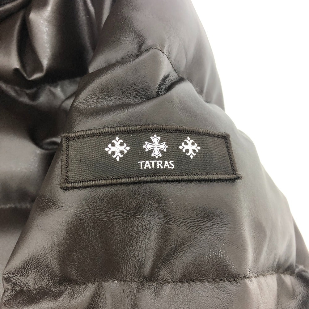 TATRAS MTSE22A4866 ヴィーガンレザー ダウンジャケット ジャケット フード付き ダウンジャケット ポリエステル メンズ ブラウン - brandshop-reference