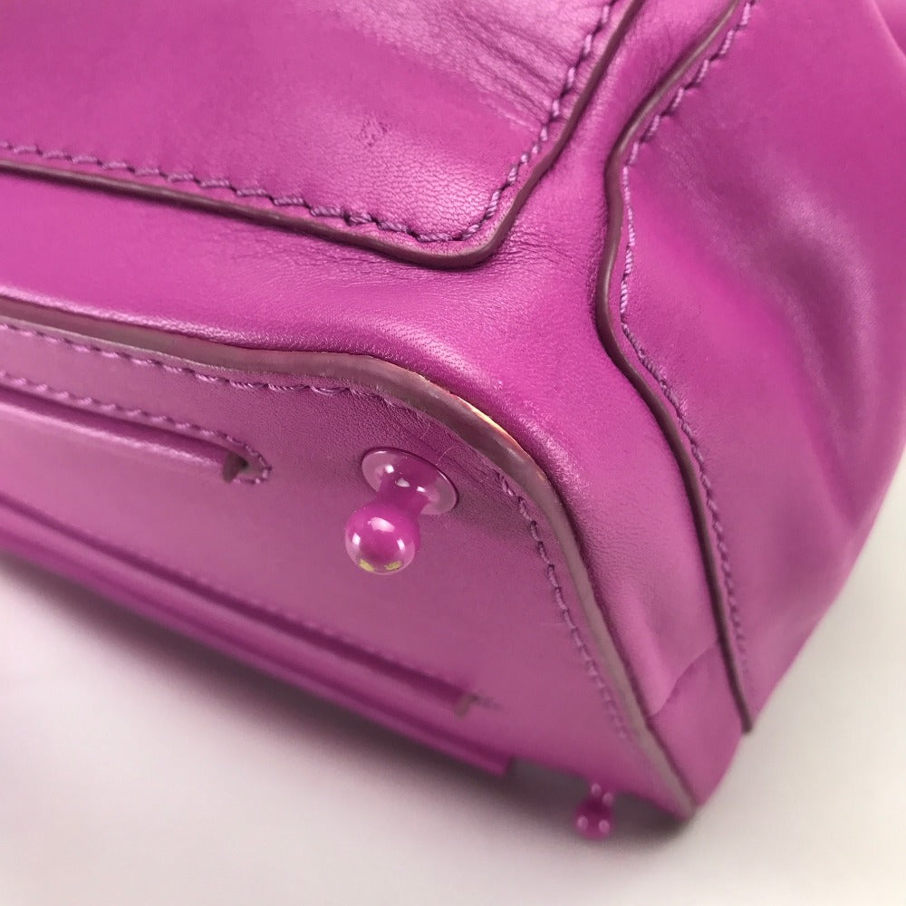 THOMAS WYLDE メンズ レディース ハンドバッグ カバン 肩掛けバッグ ショルダーバッグ バッグ ハンドバッグ レザー ユニセックス ピンクパープル系