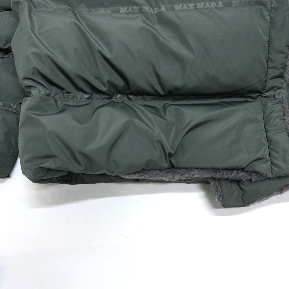 MAX MARA 149603266 アパレル アウター ロングコート FRISIA テディ ロング QRコード付 ファー ダウン ダウンコート ポリエステル レディース ダークグレー グレー