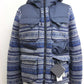 MONCLER TENZAM Men's Navy Wool Hooded Down Jacket