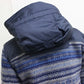 MONCLER TENZAM Men's Navy Wool Hooded Down Jacket