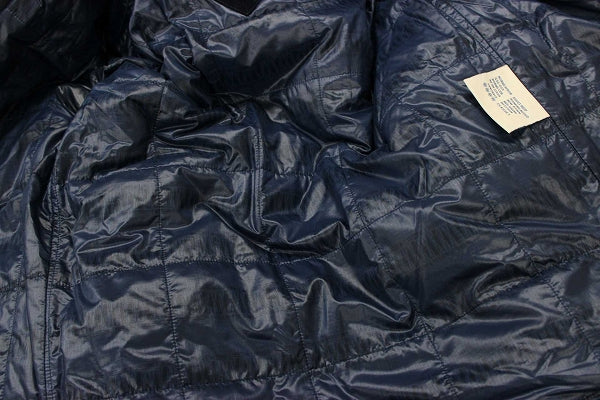 MONCLER TENZAM Men's Navy Wool Hooded Down Jacket