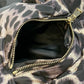 MONCLER Torsette Leopard Print Down Coat for Women, Gray