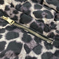 MONCLER Torsette Leopard Print Down Coat for Women, Gray