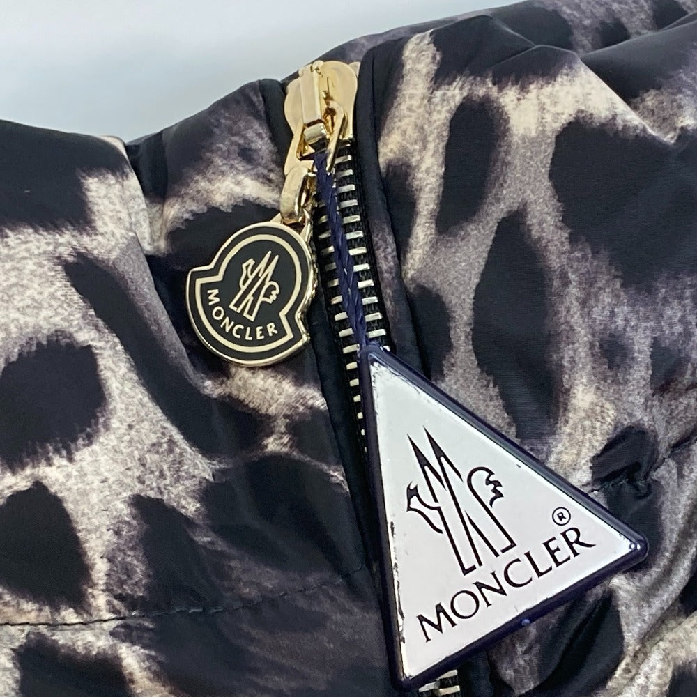 MONCLER Torsette Leopard Print Down Coat for Women, Gray