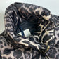 MONCLER Torsette Leopard Print Down Coat for Women, Gray