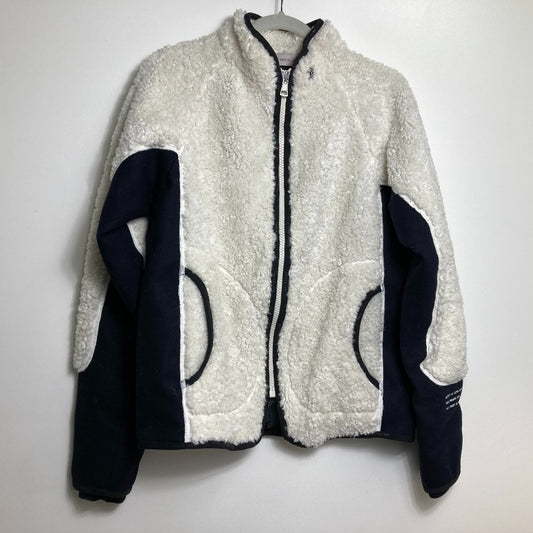 Moncler 7 Moncler FRGMT Hiroshi Fujiwara Collection Off White Logo con cremallera