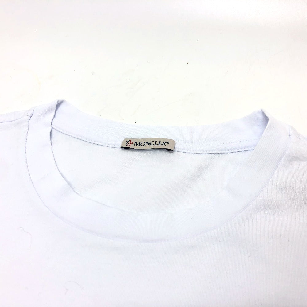 MONCLER J2 8C00024 ロゴ 半袖 トップス アパレル Tシャツ 半袖Ｔシャツ コットン ユニセックス ホワイト