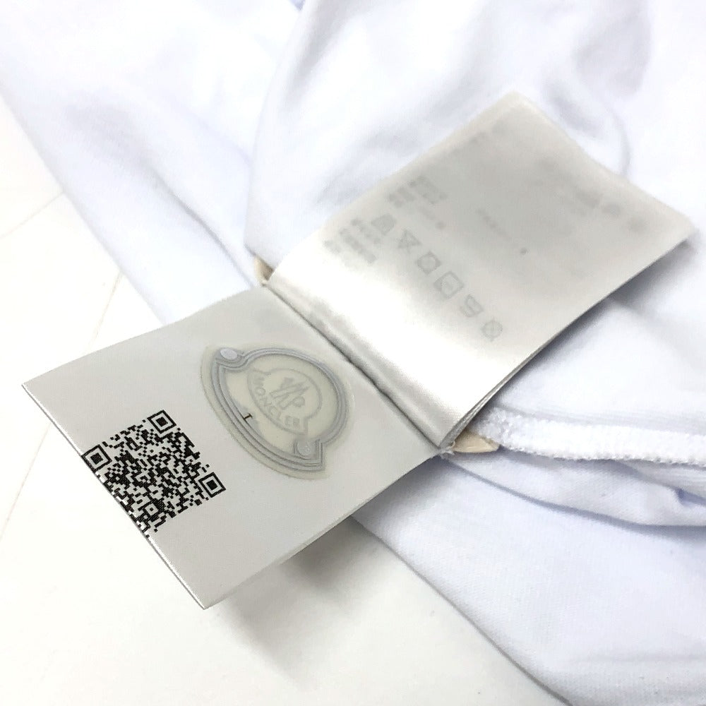 MONCLER J2 8C00024 ロゴ 半袖 トップス アパレル Tシャツ 半袖Ｔシャツ コットン ユニセックス ホワイト