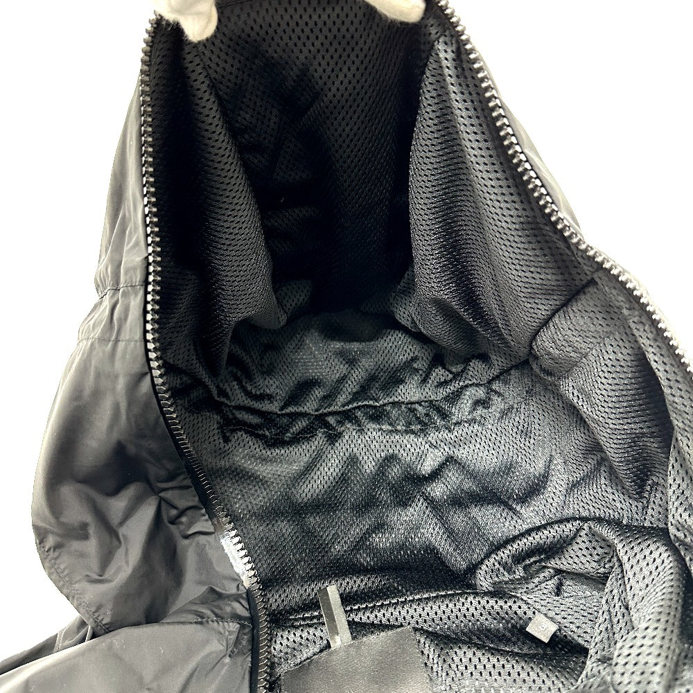 MONCLER BESAR Zip Up Parka Blouson Nylon Men's Black