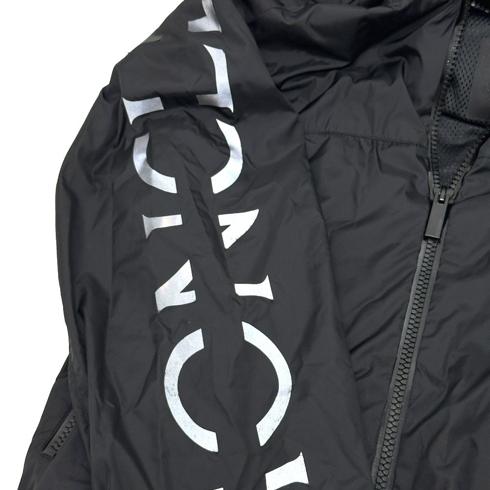MONCLER BESAR Zip Up Parka Blouson Nylon Men's Black