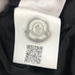 MONCLER Center Big Logo Short Sleeve T-Shirt Shirt Short Sleeve T-Shirt Cotton Men's Black