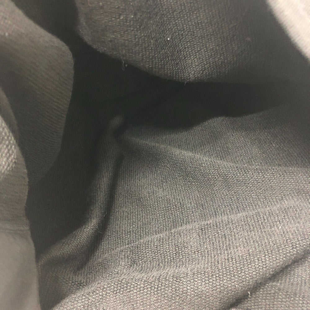 MONCLER C-SCOM-21-51105 Logo Embroidery Apparel Tops Long Sleeve Crew Neck Sweatshirt Cotton Men's Black