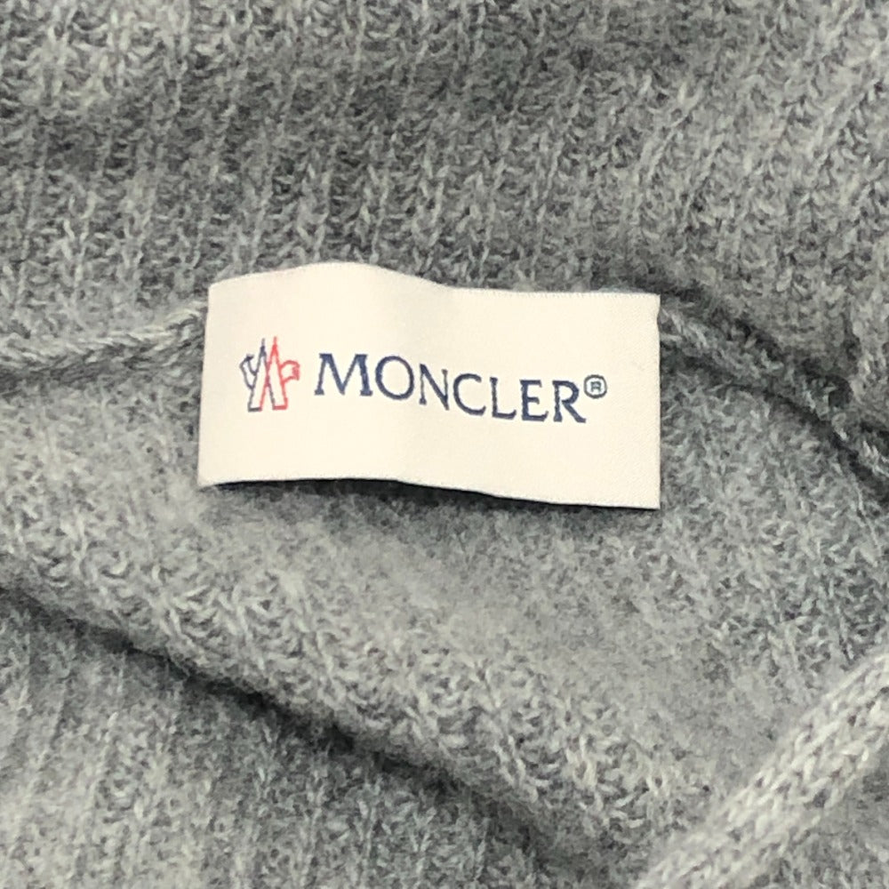 MONCLER C-TIND-22-3466 Apparel Tops Hoodie Knit Long Sleeve Logo Sweater Hoodie Cotton Men's Gray