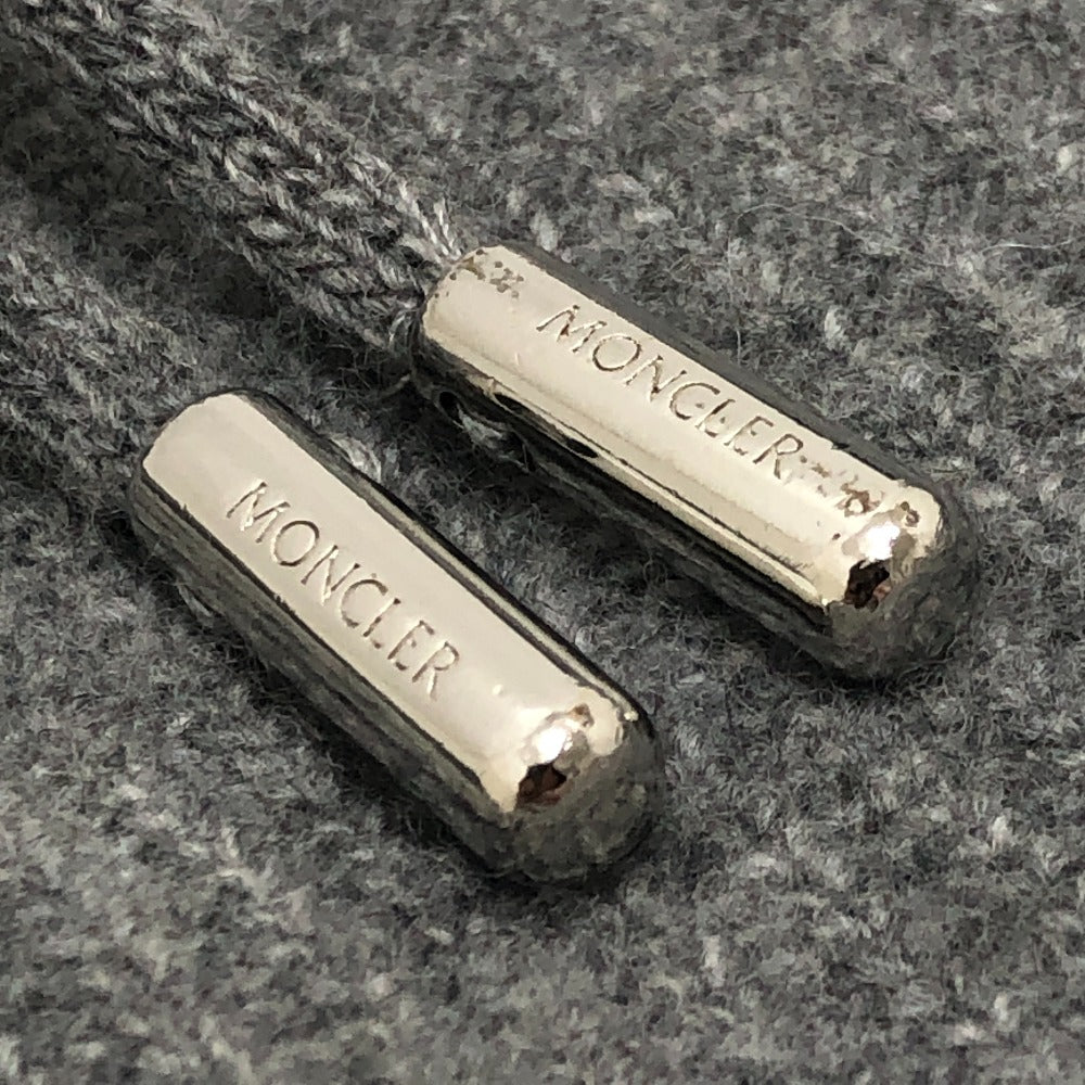 MONCLER C-TIND-22-3466 Apparel Tops Hoodie Knit Long Sleeve Logo Sweater Hoodie Cotton Men's Gray