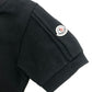 MONCLER K19548I00008 Moncler Enfant Patch Apparel Dress, Mini Short Sleeve Dress, Cotton, Women's, Black